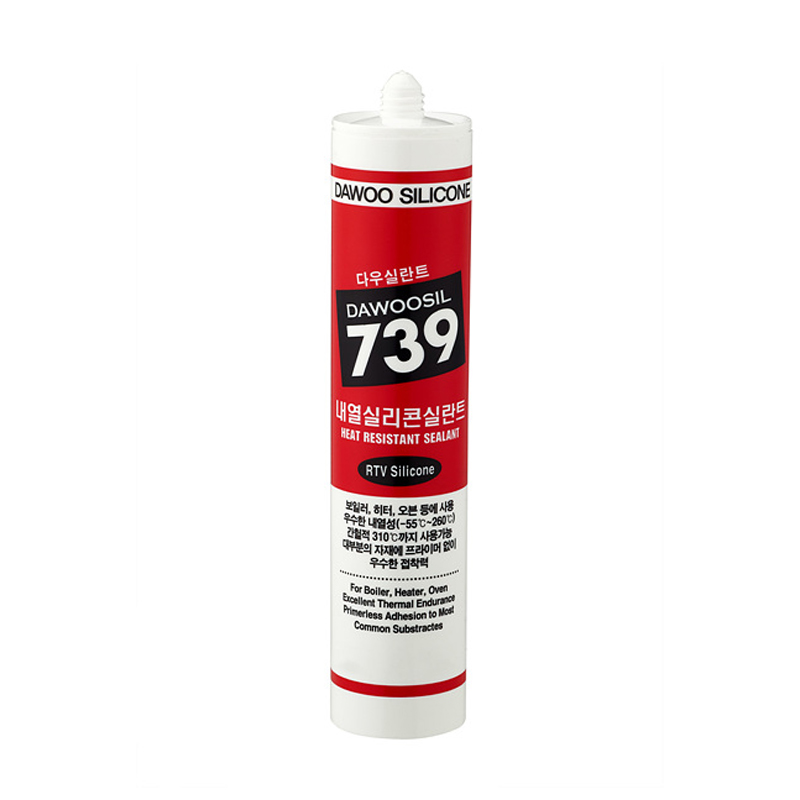 오공 다우 739 내열용실리콘(적색, 300ml) 천안 대한테크