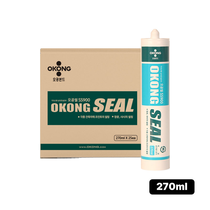 오공 SS900 무초산실리콘 별색(270ml) 천안 대한테크